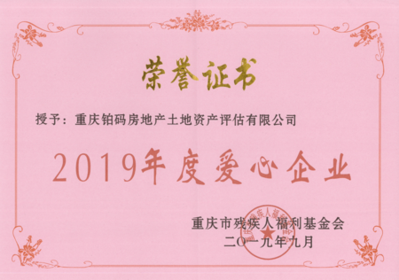 2019年度愛心企業(yè)（2019.9）-鉑碼評估.png